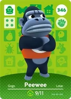 Animal Crossing Cards: Series 4 - Peewee