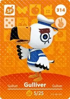 Cartes Animal Crossing : Série 4 - Gulliver