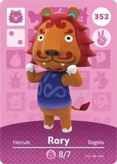 Animal Crossing Cards: Series 4 - Rory