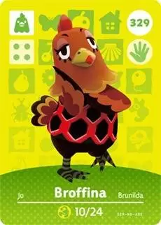 Animal Crossing Cards: Series 4 - Broffina