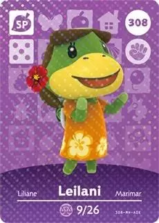 Cartes Animal Crossing : Série 4 - Liliane
