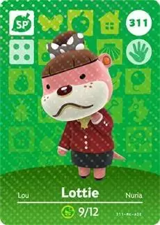 Animal Crossing Cards: Series 4 - Lottie