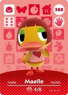 Cartes Animal Crossing : Série 4 - Maëlle