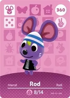 Animal Crossing Cards: Series 4 - Rod