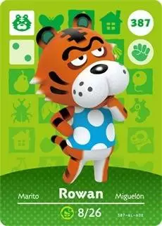 Animal Crossing Cards: Series 4 - Rowan