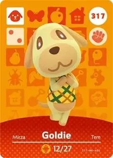 Animal Crossing Cards: Series 4 - Goldie