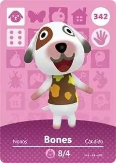 Animal Crossing Cards: Series 4 - Bones