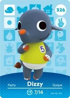 Animal Crossing Cards: Series 4 - Dizzy