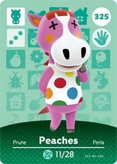 Animal Crossing Cards: Series 4 - Peaches