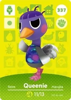 Animal Crossing Cards: Series 4 - Queenie