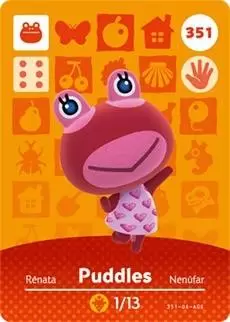 Animal Crossing Cards: Series 4 - Puddles