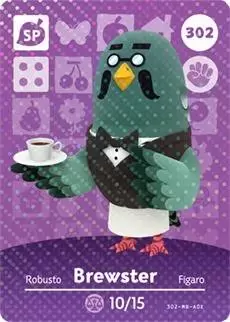 Animal Crossing Cards: Series 4 - Brewster