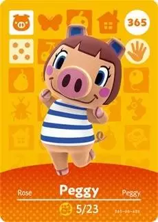 Animal Crossing Cards: Series 4 - Peggy