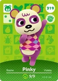 Animal Crossing Cards: Series 4 - Pinky