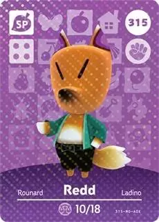 Animal Crossing Cards: Series 4 - Redd