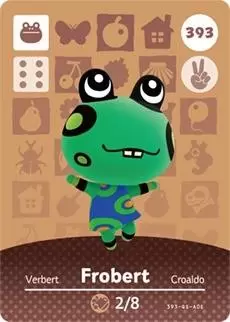 Animal Crossing Cards: Series 4 - Frobert