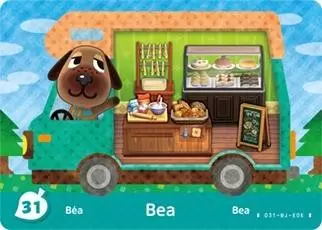 Cartes Animal Crossing : New leaf - Welcome Amiibo - Béa