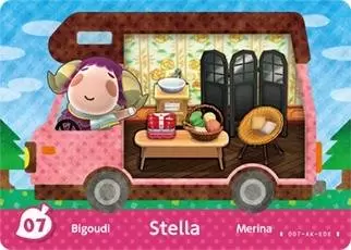 Animal Crossing Cards: New leaf - Welcome Amiibo - Stella
