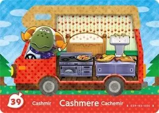 Animal Crossing Cards: New leaf - Welcome Amiibo - Cashmere