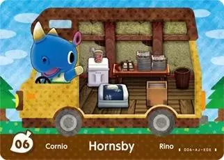 Animal Crossing Cards: New leaf - Welcome Amiibo - Hornsby