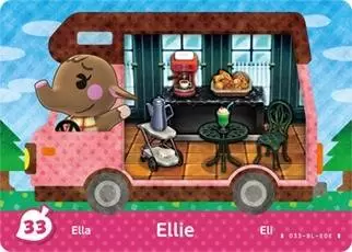 Animal Crossing Cards: New leaf - Welcome Amiibo - Ellie