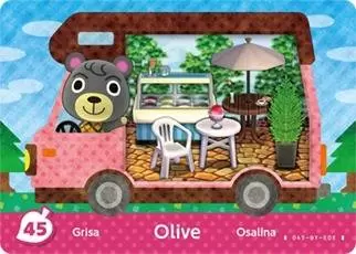 Cartes Animal Crossing : New leaf - Welcome Amiibo - Grisa
