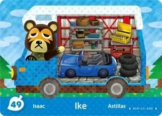 Cartes Animal Crossing : New leaf - Welcome Amiibo - Isaac