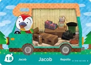 Cartes Animal Crossing : New leaf - Welcome Amiibo - Jacob