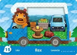 Cartes Animal Crossing : New leaf - Welcome Amiibo - Léo