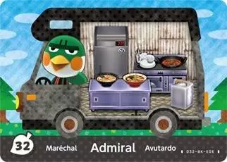 Cartes Animal Crossing : New leaf - Welcome Amiibo - Maréchal