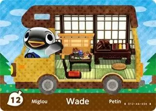 Animal Crossing Cards: New leaf - Welcome Amiibo - Wade