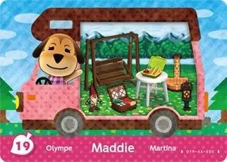 Cartes Animal Crossing : New leaf - Welcome Amiibo - Olympe