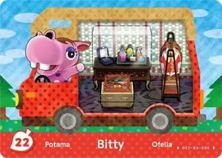 Animal Crossing Cards: New leaf - Welcome Amiibo - Bitty