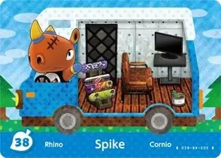Cartes Animal Crossing : New leaf - Welcome Amiibo - Rhino