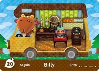 Cartes Animal Crossing : New leaf - Welcome Amiibo - Seguin