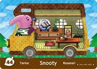 Animal Crossing Cards: New leaf - Welcome Amiibo - Snooty