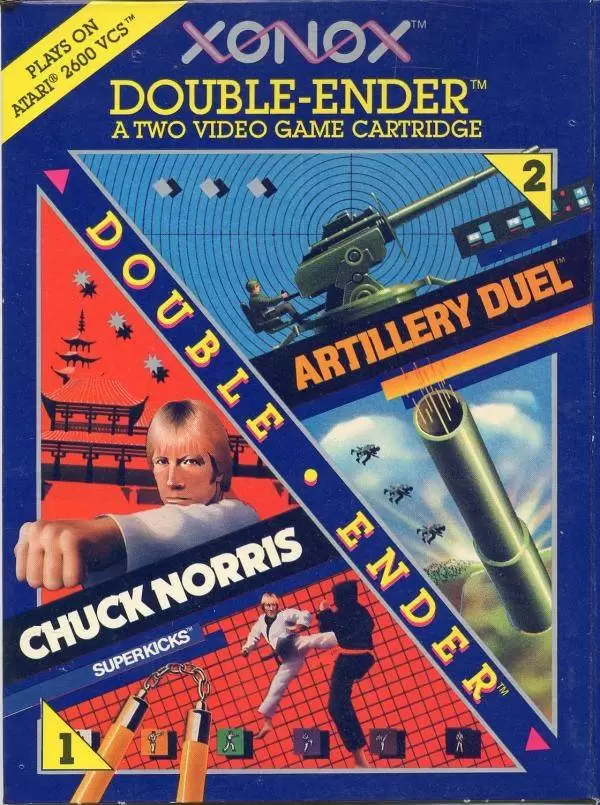 Atari 2600 - Artillery Duel/Chuck Norris Superkicks