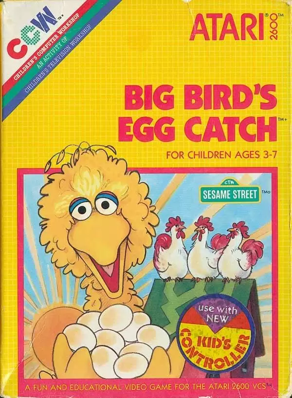 Atari 2600 - Big Bird\'s Egg Catch