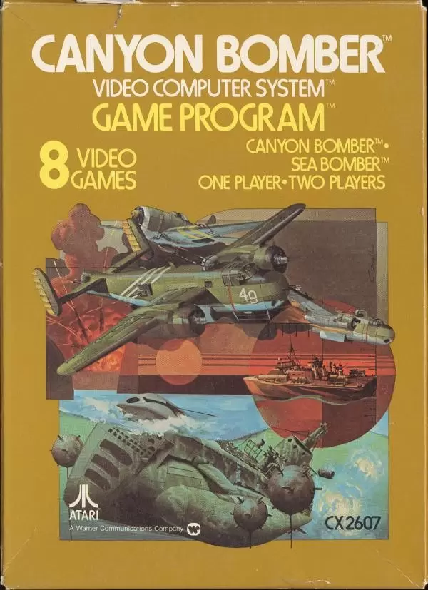 Atari 2600 - Canyon Bomber