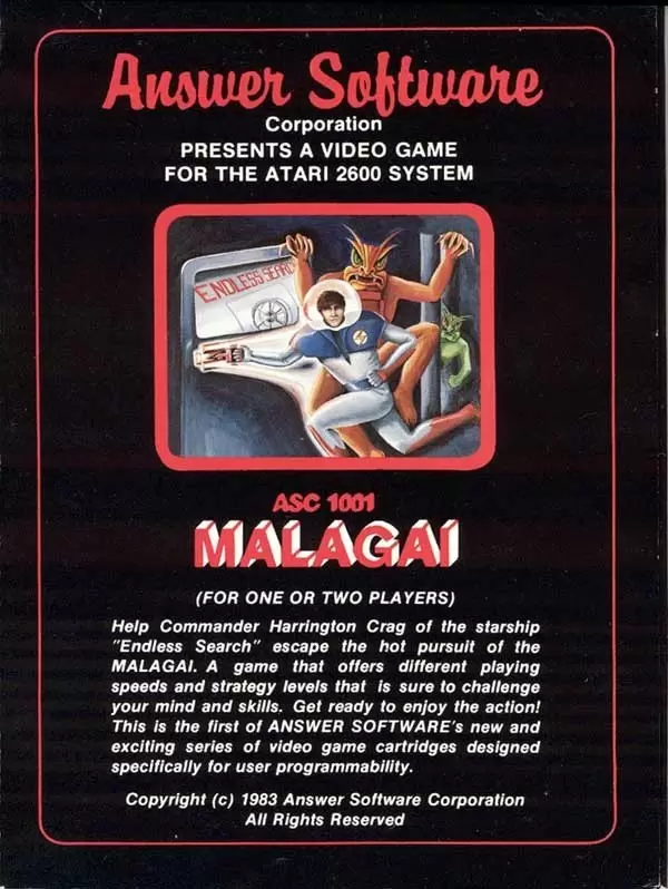 Atari 2600 - Malagai