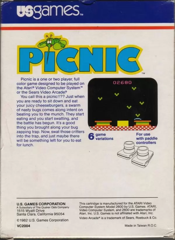 Atari 2600 - Picnic