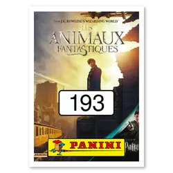 Fantastic Beasts Panini sticker n°193