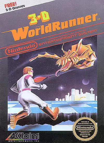 Nintendo NES - 3-D WorldRunner