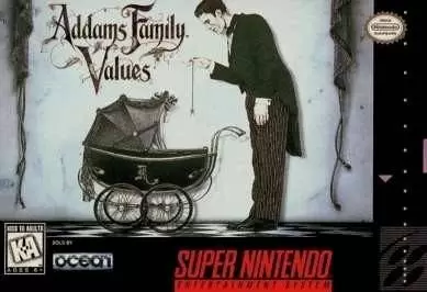 Super Famicom Games - Addams Family Values