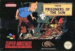 Super Famicom Games - Adventures of Tintin: Prisoners of the Sun