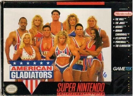 Super Famicom Games - American Gladiators