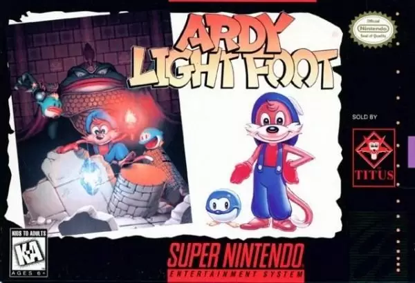 Jeux Super Nintendo - Ardy Lightfoot