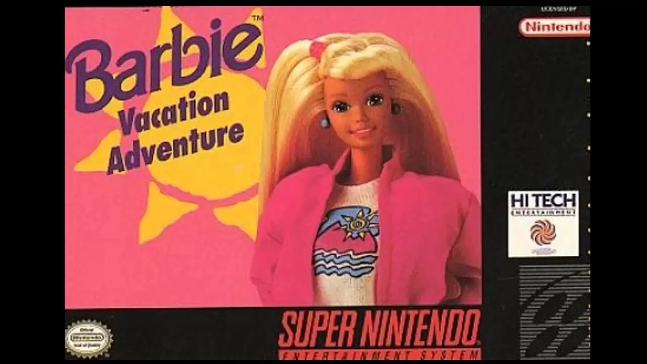 Super Famicom Games - Barbie Vacation Adventure