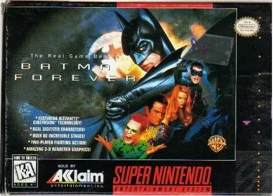 Super Famicom Games - Batman Forever