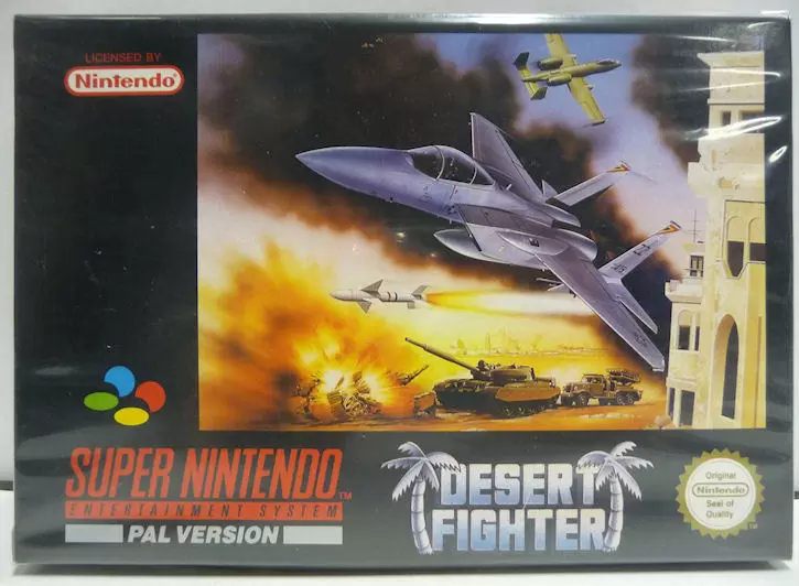 Super Famicom Games - Desert Fighter (A.S.P. Air Strike Patrol)